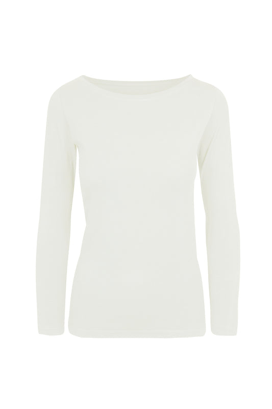 T-SHIRT DONNA ADERENTE MANICA LUNGA SENZA ETICHETTA MADE IN ITALY