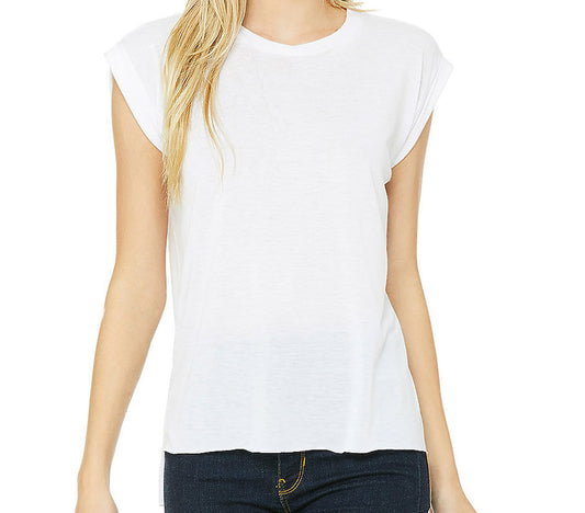 T-SHIRT DONNA girocollo manica corta rolled