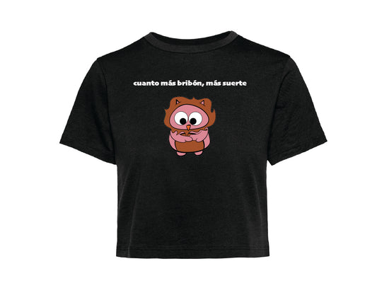 DONNA civettando T-shirt Crop Top Civett-eone