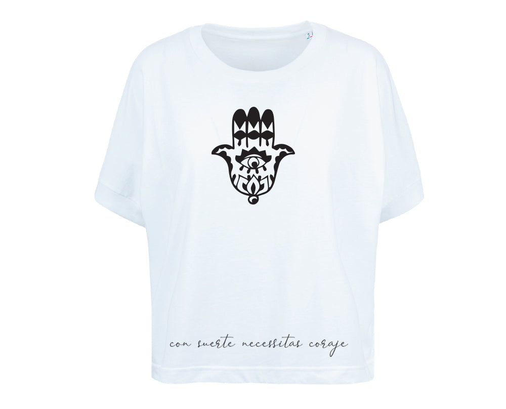 DONNA civettando t-shirt over Mandala t-shirt over