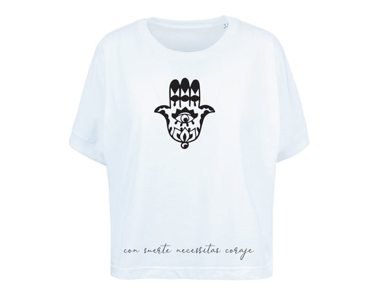 DONNA civettando t-shirt over Mandala t-shirt over