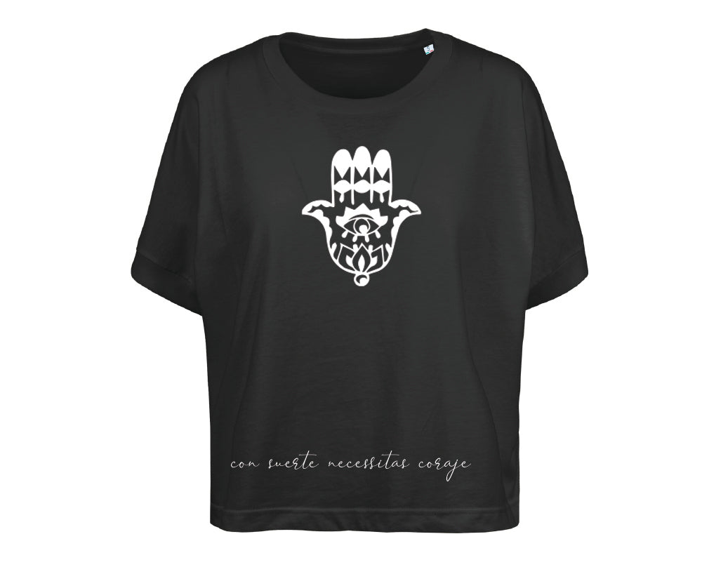 DONNA civettando t-shirt over Mandala t-shirt over