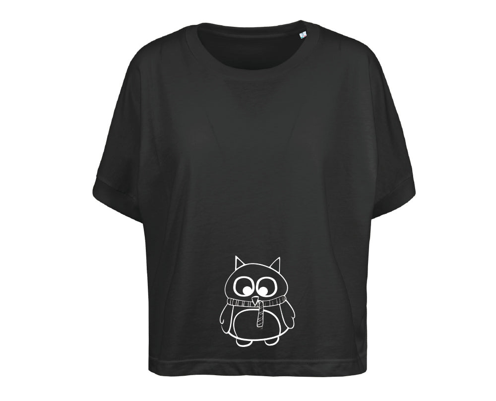 DONNA civettando T-shirt over Civetta Sciarpetta